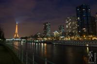 The tower seen from the quays of the 15th