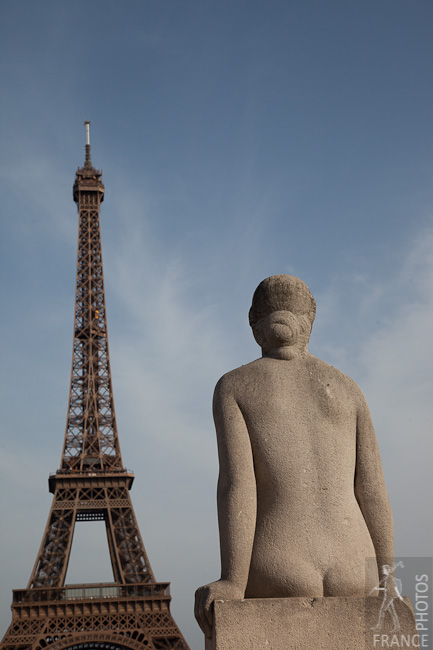 Eiffel Tower seen from the Trocadero