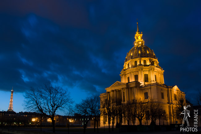 Invalides and Eiffel tower