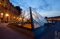 Pyramid at dusk