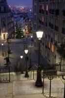 Montmartre stairs heading north