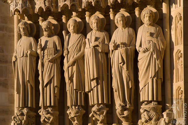 The apostles at Notre Dame