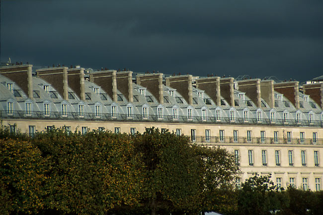 Tuileries roofs