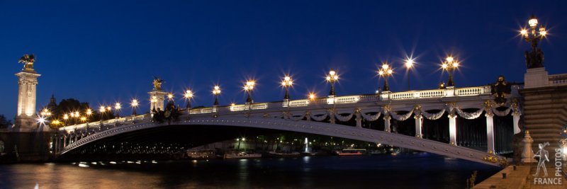 Alexander 3 bridge panorama